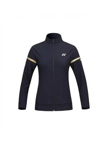 YONEX 231WU002F Black Women s Gold Line Point Training Jacket - YOUNESS - BALAAN 1