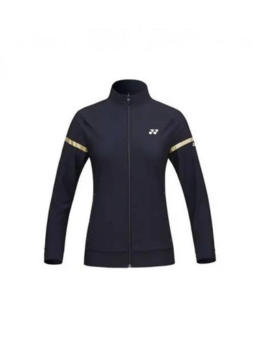 YONEX 231WU002F Black Women s Gold Line Point Training Jacket - YOUNESS - BALAAN 1