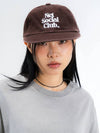 OG LOGO ROUND VISOR CAP DEEP BROWN - NET SOCIAL CLUB - BALAAN 6