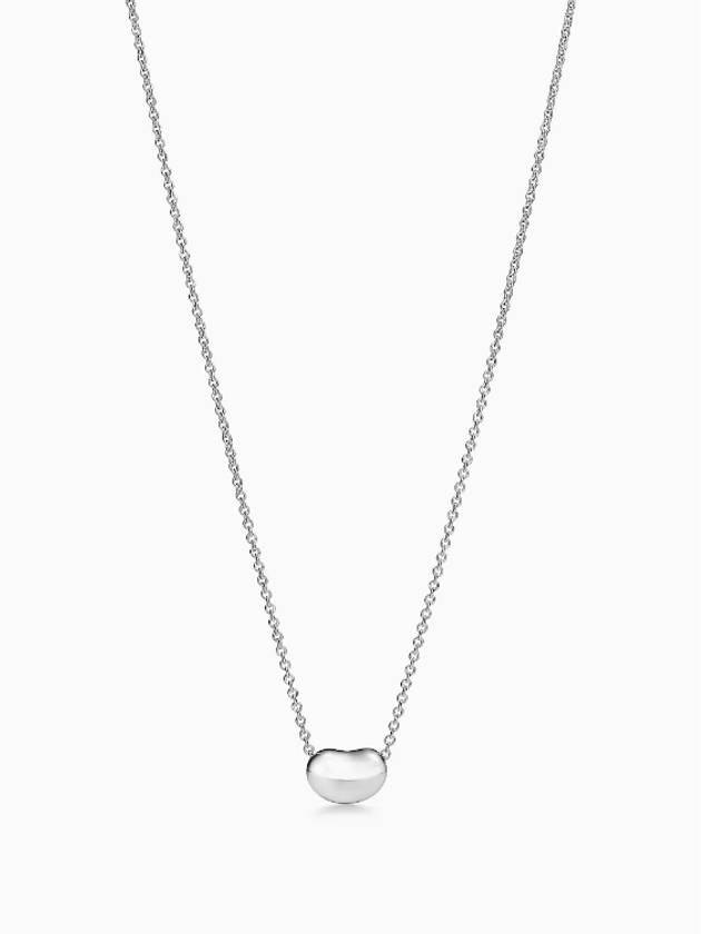 Bean Design Pendant 9MM Necklace Silver - TIFFANY & CO. - BALAAN 2