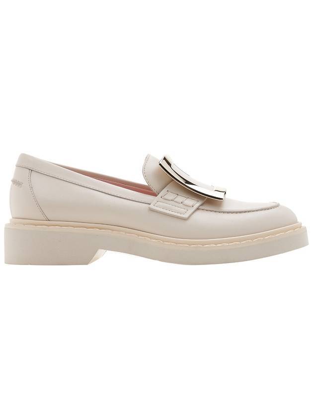 Rangers Leather Loafer Ivory - ROGER VIVIER - BALAAN 1