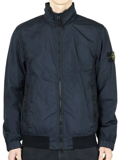 Crinkle Reps Wappen Bomber Jacket Navy - STONE ISLAND - BALAAN 2