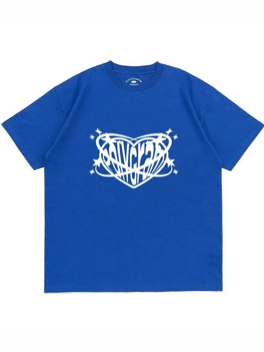 HEART ORBIT T SHIRTS OCEAN BLUE - POLYGRAM - BALAAN 2