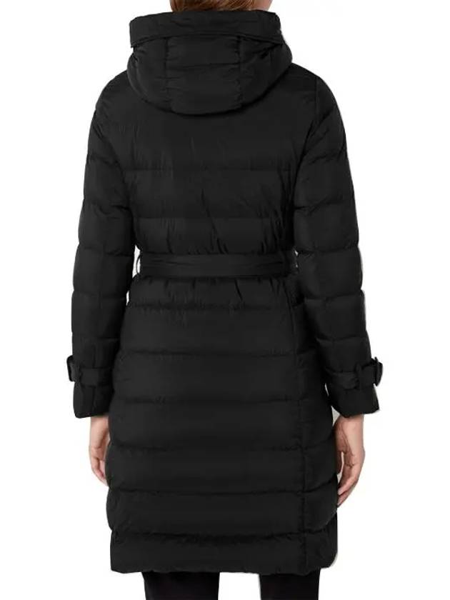 Women's Double Breasted Hooded Padded Black - BURBERRY - BALAAN 3