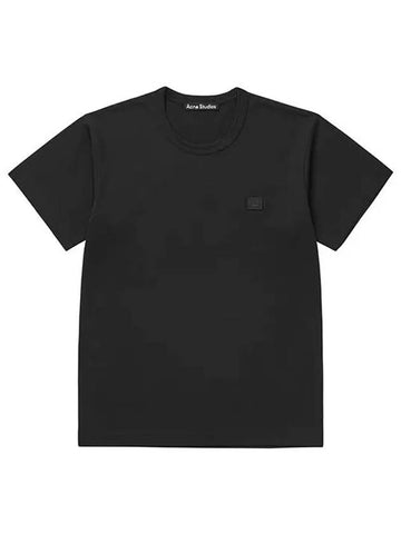 Short Sleeve CL0205 BLACK Face Logo Men s Tee Women - ACNE STUDIOS - BALAAN 1