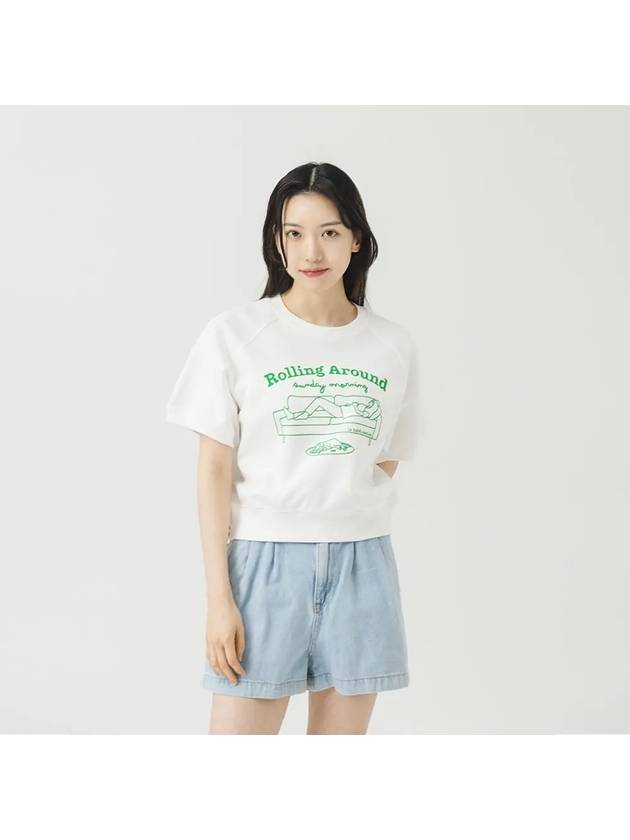 Rolling Around Day Half Sweat Shirt OFF WHITE - LE SOLEIL MATINEE - BALAAN 2