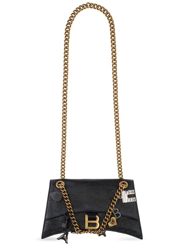 Balenciaga Shoulder Bag Crush, Women's, Black - BALENCIAGA - BALAAN 6