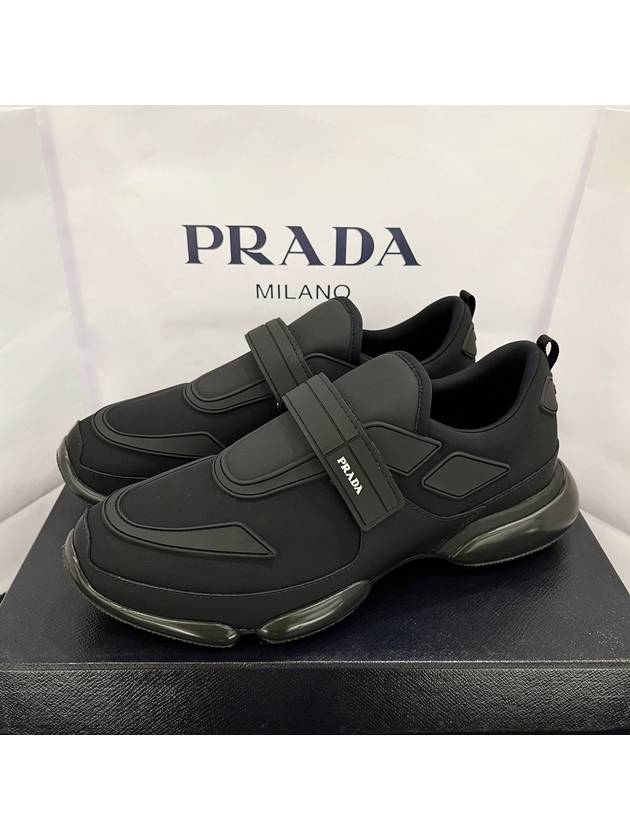 Cloud Burst Low Top Sneakers Black - PRADA - BALAAN 2