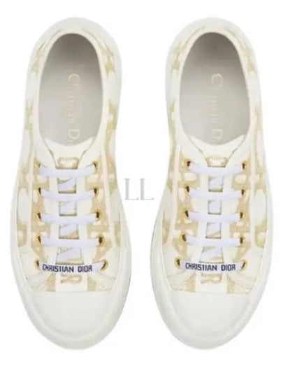 Walk'N'Dior Platform Low Top Sneakers White - DIOR - BALAAN 2