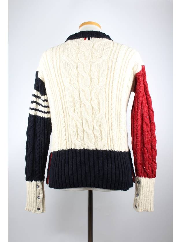 Multicolor cable knit MKA233F00278 - THOM BROWNE - BALAAN 4