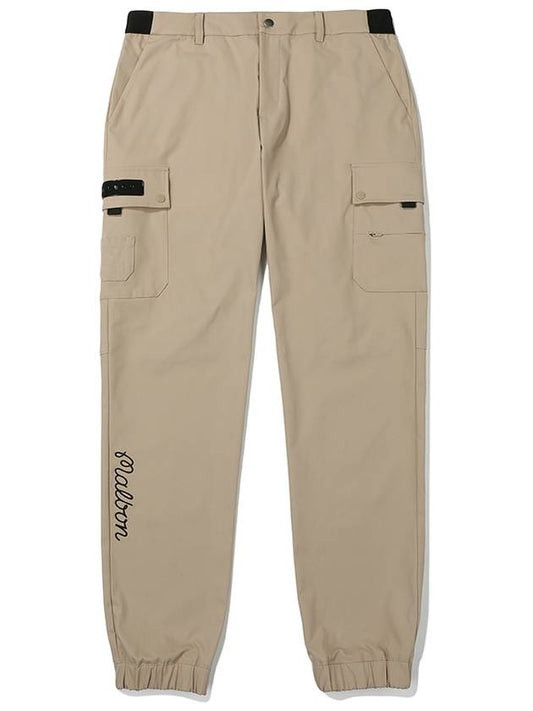 Malbon Basic Jogger Pants BEIGE MAN - MALBON GOLF - BALAAN 1