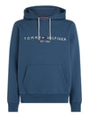 Logo Hoodie Aegean Sea - TOMMY HILFIGER - BALAAN 2