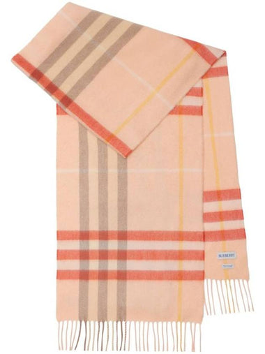 Check Cashmere Scarf Teacup - BURBERRY - BALAAN 1