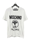 0712 2039 1001 Logo Short Sleeve T Shirt White Moschino - MOSCHINO - BALAAN 1