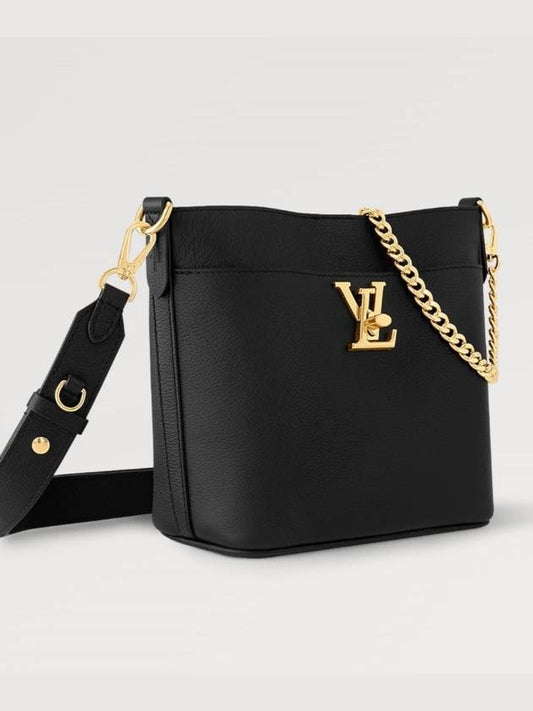 Lock And Walk Shoulder Bag Black - LOUIS VUITTON - BALAAN 2