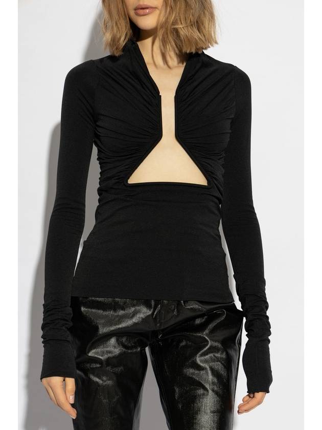 Rick Owens Top Prong, Women's, Black - RICK OWENS - BALAAN 3