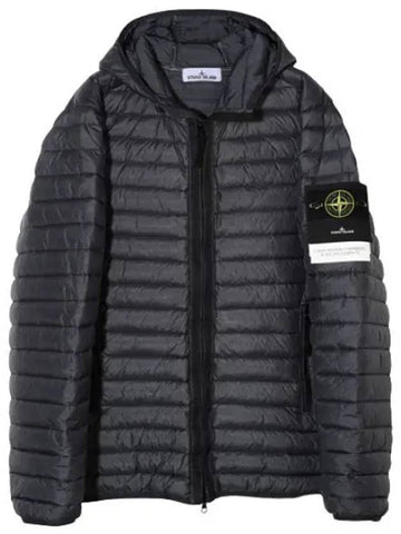 Room Weven Chambers Recycled Nylon Down Lightweight Hooded Jacket Packable Men s Padded Jumper - STONE ISLAND - BALAAN 1