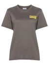 Love Club Organic Cotton Short Sleeve T-Shirt Grey - GANNI - BALAAN 2