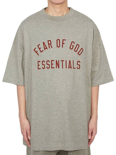 Jersey Crew Neck Short Sleeve T-Shirt Grey - FEAR OF GOD - BALAAN 2