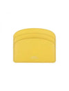 Demi Lune Card Wallet Yellow - A.P.C. - BALAAN 1