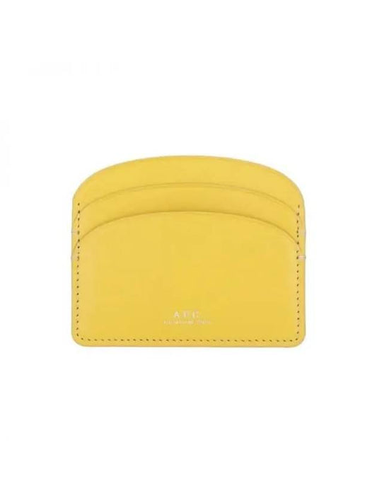 Demi Lune Card Wallet Yellow - A.P.C. - BALAAN 1