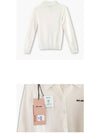 Cashmere Knit Cardigan White - MIU MIU - BALAAN 5