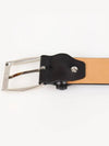 IKALOOK ITALY Simple Leather Black Suit Belt BE106 - IKALOOOK - BALAAN 7