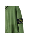 Waffen Patch Cotton Fleece Hoodie Olive - STONE ISLAND - BALAAN 4