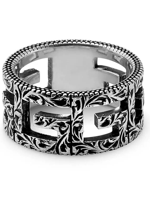 Square G Ring YBC551918001 Silver - GUCCI - BALAAN 4