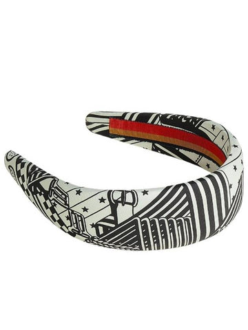 Sangles en Zigzag Bandana Gina Women s Hairband H241019G 02TU - HERMES - BALAAN 1