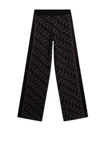 Women's Kera Knitted Track Pants Black - J.LINDEBERG - BALAAN 1