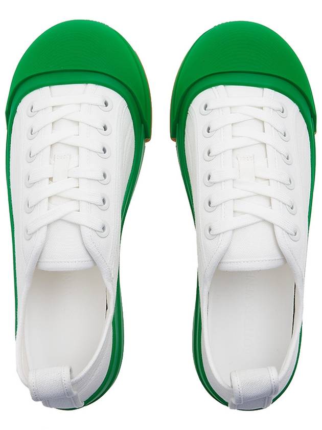 Vulcan Canvas Low Top Sneakers Parakeet White - BOTTEGA VENETA - BALAAN 7