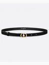 30 Montaigne Jolie 15MM Smooth Calfskin Belt Black - DIOR - BALAAN 2