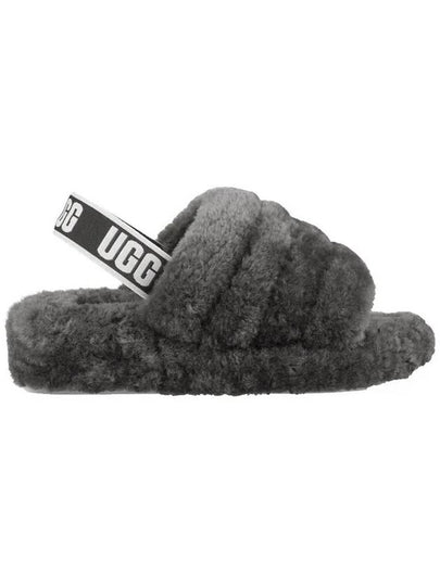 Fluff Yeah Slippers Charcoal - UGG - BALAAN 2