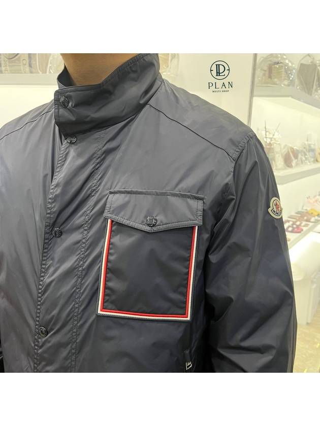 Rapeneau Reversible Rain Jacket Navy Blue - MONCLER - BALAAN 2