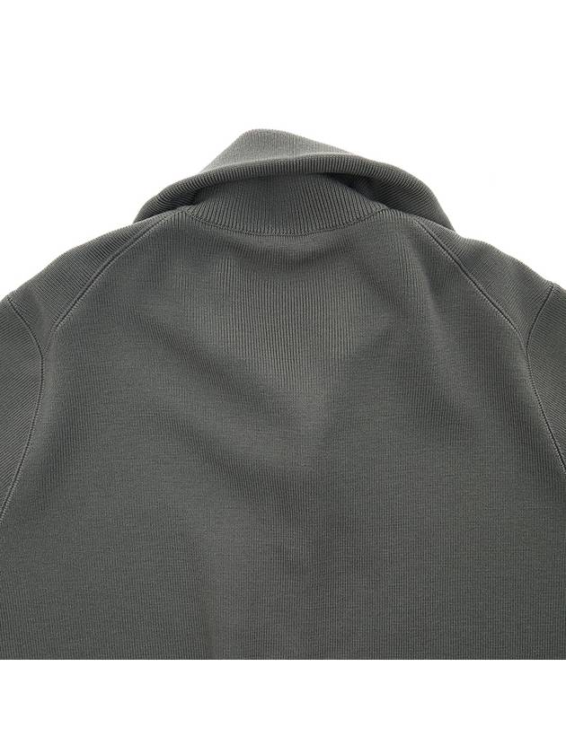 Half Zip-Up High Neck Wool Knit Top Grey - TOM FORD - BALAAN 7