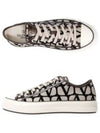 Toile Iconographe Low Top Sneakers Beige - VALENTINO - BALAAN 2