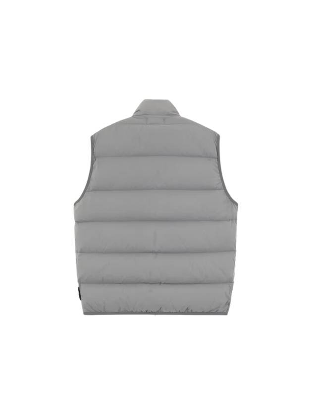 Seamless Tunnel Nylon Down Vest Green Grey - STONE ISLAND - BALAAN 3