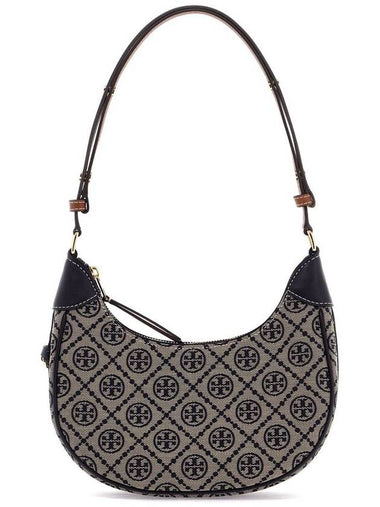 Tory Burch Half-Moon Bag In Jacquard Fabric - TORY BURCH - BALAAN 1