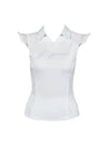 Golf Wear Frill Sleeveless White - J JANE - BALAAN 2