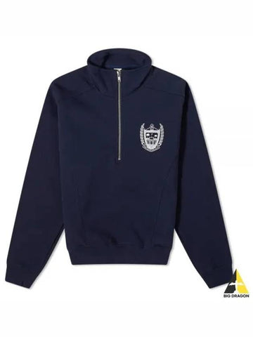 BEVERLY HILLS QUARTER ZIP NAVY QZ641 - SPORTY & RICH - BALAAN 1