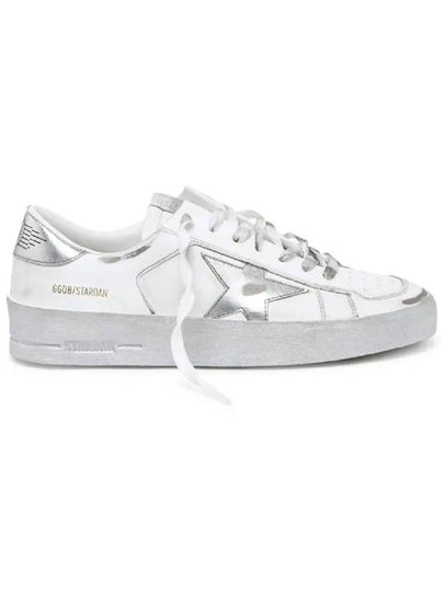 Star Dan Silver Tab Low Top Sneakers White - GOLDEN GOOSE - BALAAN 2