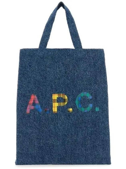 Lou Mini Tote Bag Blue - A.P.C. - BALAAN 2