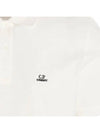 Stretch Piquet Regular Polo Shirt White - CP COMPANY - BALAAN 5