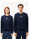 hooded sweatshirt SH2736 166 BLUE - LACOSTE - BALAAN 2