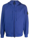 Soft Shell RE Dye Technology Hooded Jacket Blue - STONE ISLAND - BALAAN 2