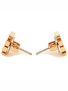 Logo Stud Earrings Gold - TORY BURCH - BALAAN 2