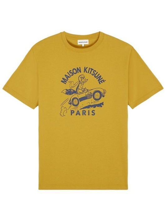 RACING FOX COMFORT TEE SHIRT MM00109KJ0118 P891 Racing Fox Comfort T-Shirt - MAISON KITSUNE - BALAAN 1