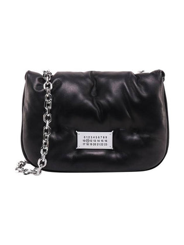 Glam Slam Flap Crossbody Bag Black - MAISON MARGIELA - BALAAN 1