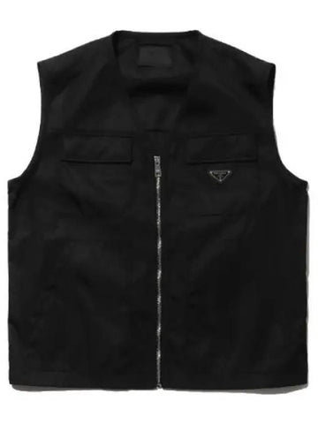 Re Nylon Logo Vest Men s - PRADA - BALAAN 1